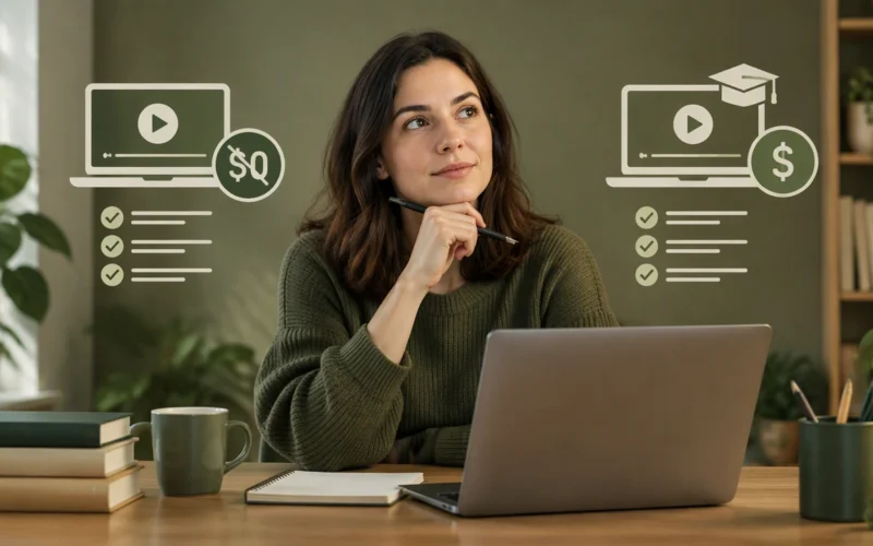 free vs paid courses
